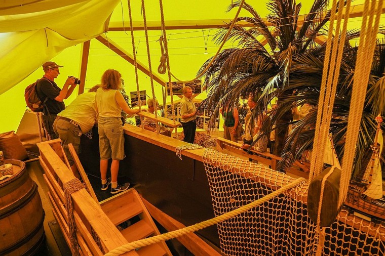 14 Oberste Etage - Nachbau eines Schiffsdecks aus dem 16. Jahrhundert