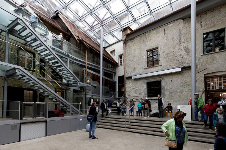 Innenhof des Museums-Humpis-Quartiers, des Ravensburger Heimatmuseums